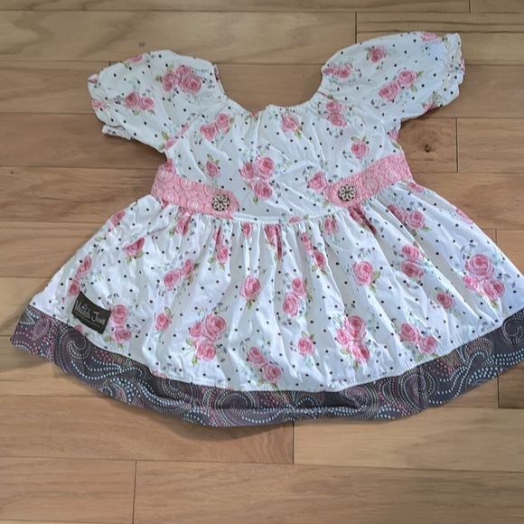 Matilda Jane | Rose Pattern | Tunic Top | girl’s size 6 - Picture 5 of 5